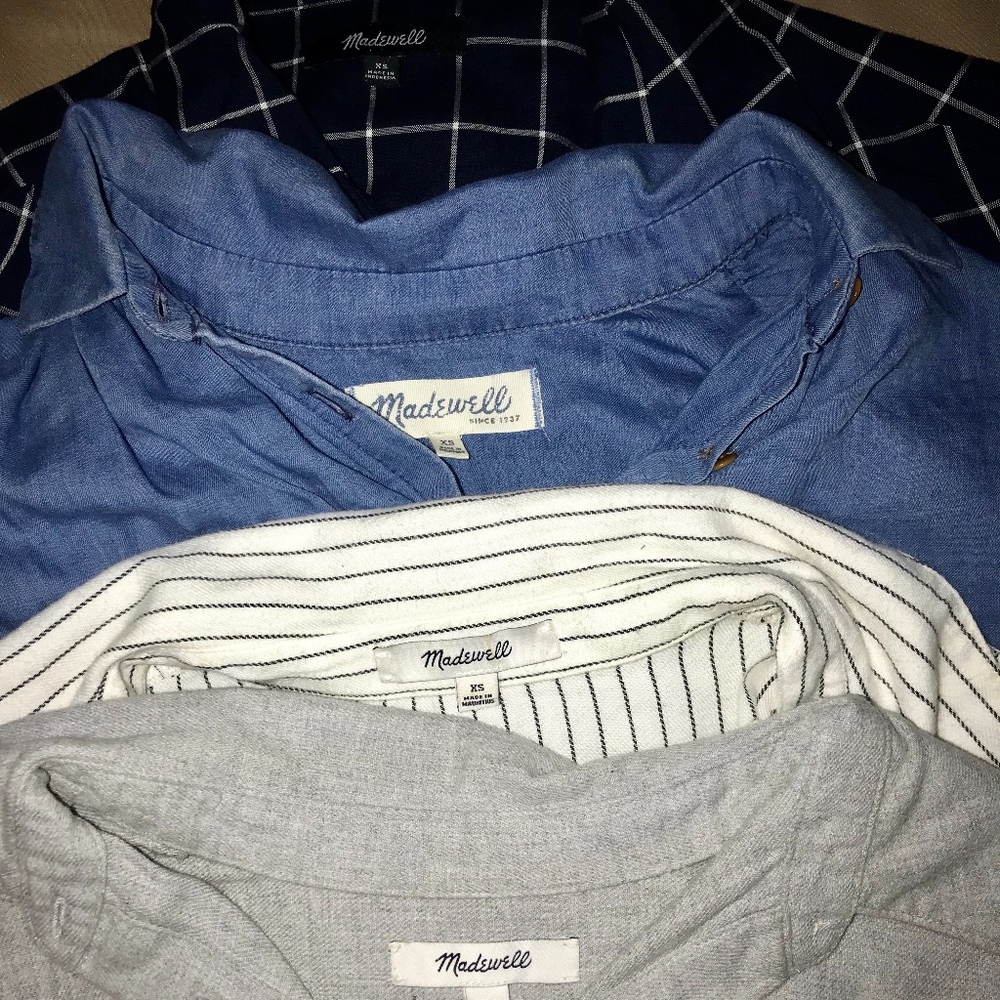 Madewell Courier and Central Shirts Bundle